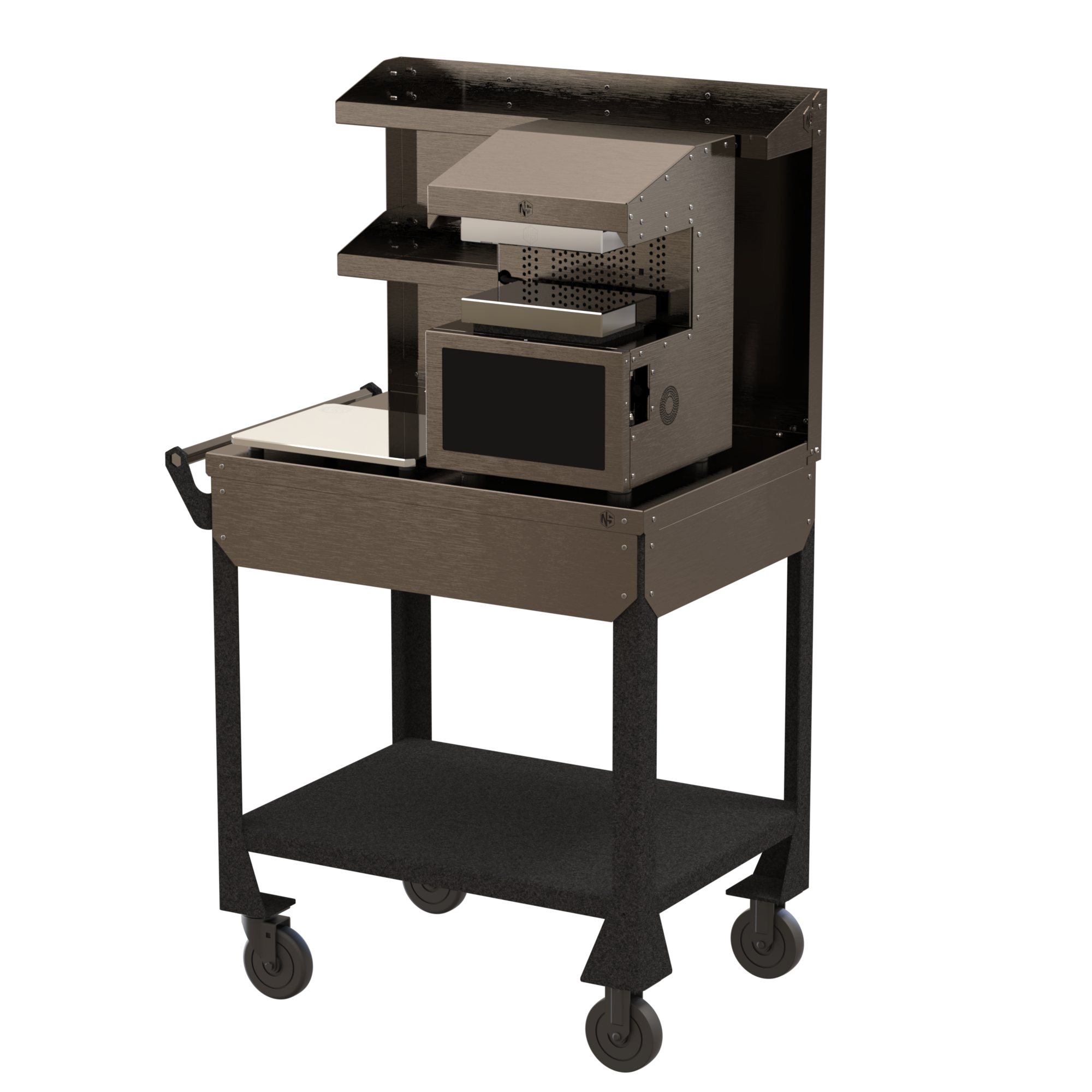 NPIQ Station-Casters-ClosedDrawer-withUnits_Camera_Default Camera